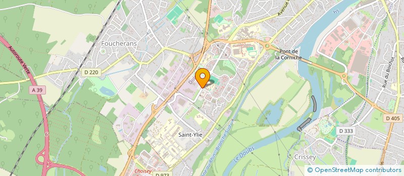 localisation de l'entreprise CAROD-SOL FRANCHE-COMTE BOURGOGNE à DOLE