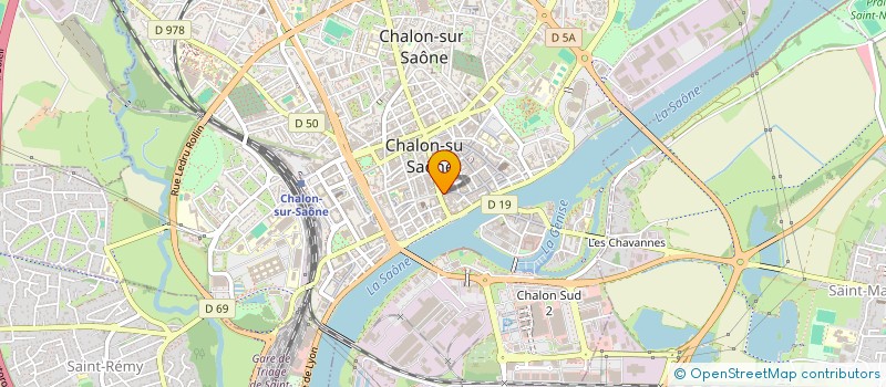 localisation de l'entreprise CARODEN à CHALON-SUR-SAONE