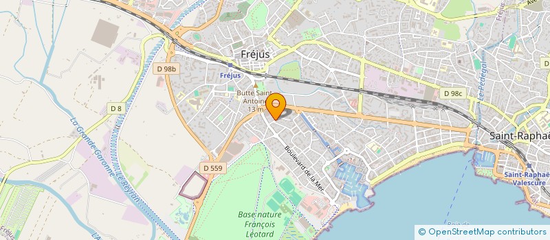 localisation de l'entreprise CARODI à FREJUS