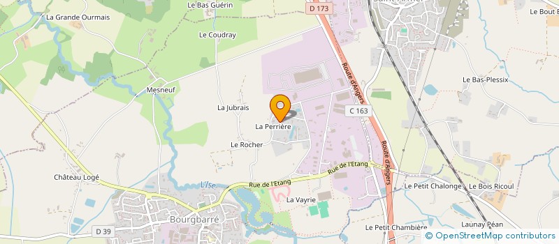 localisation de l'entreprise CARODIS à BOURGBARRE