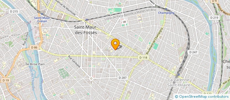 localisation de l'entreprise CARODITH ENFANCE SANS LARME à SAINT-MAUR-DES-FOSSES