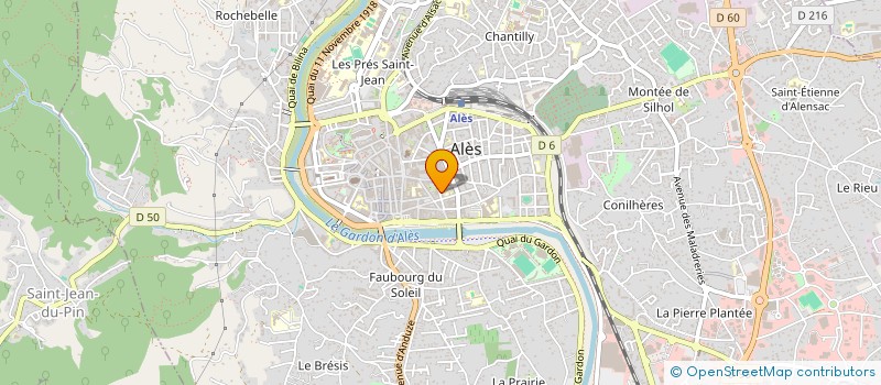 localisation de l'entreprise CAROFAB à ALES