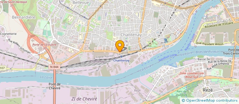 localisation de l'entreprise CAROFF FRERES à NANTES