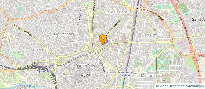 localisation de l'entreprise CAROFI à DIJON