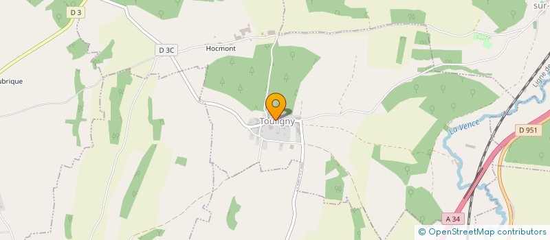 localisation de l'entreprise CAROFOX  MONTIGNY-SUR-VENCE