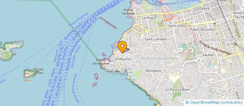 localisation de l'entreprise CAROIMMO à MARSEILLE