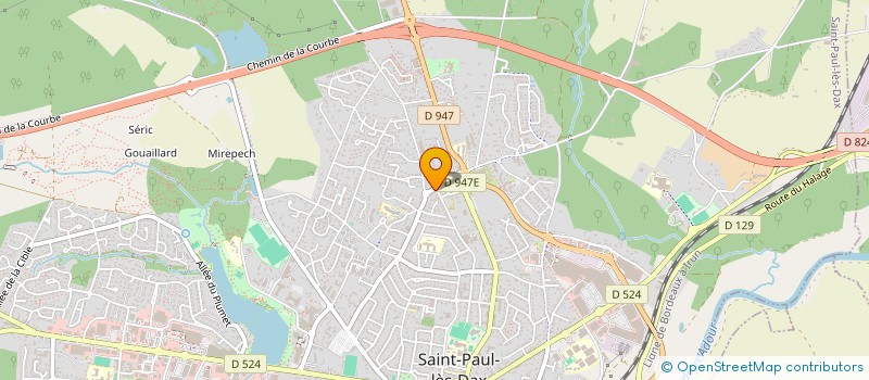 localisation de l'entreprise CAROKAT  SAINT-PAUL-LES-DAX