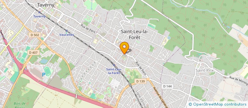 localisation de l'entreprise CAROL FLEURS  SAINT-LEU-LA-FORET