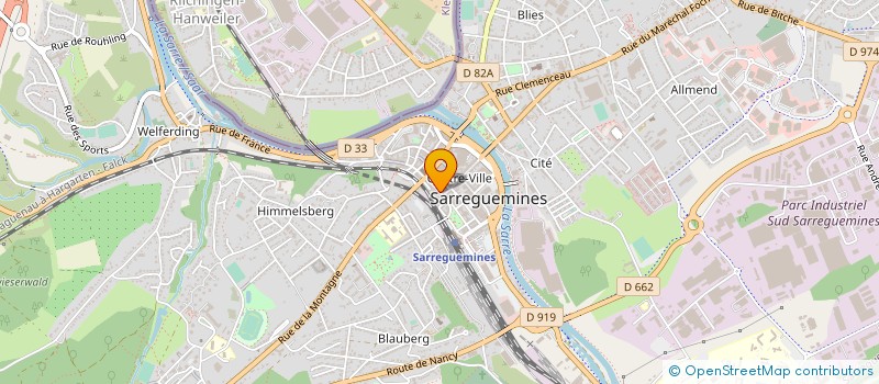 localisation de l'entreprise CAROL'IN  SARREGUEMINES