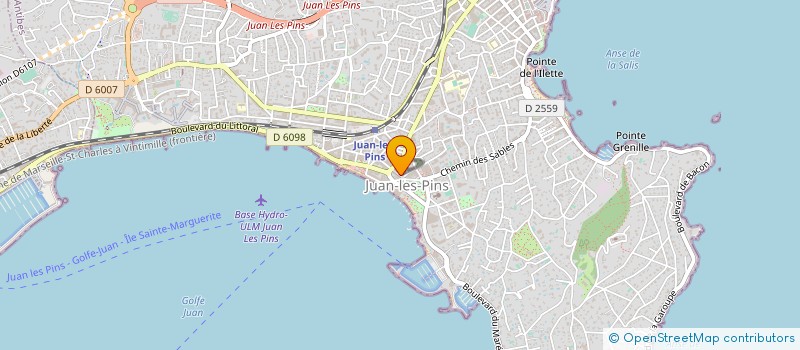 localisation de l'entreprise CAROL LE SHEAP RESTAURANT PIZZERIA à ANTIBES