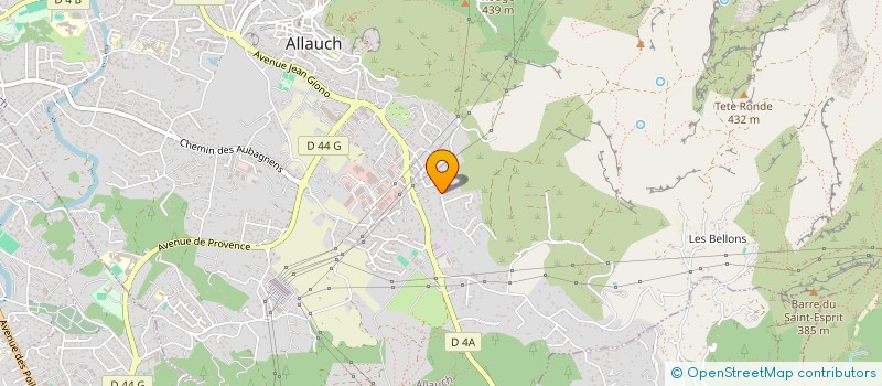 localisation de l'entreprise CAROLANE  ALLAUCH