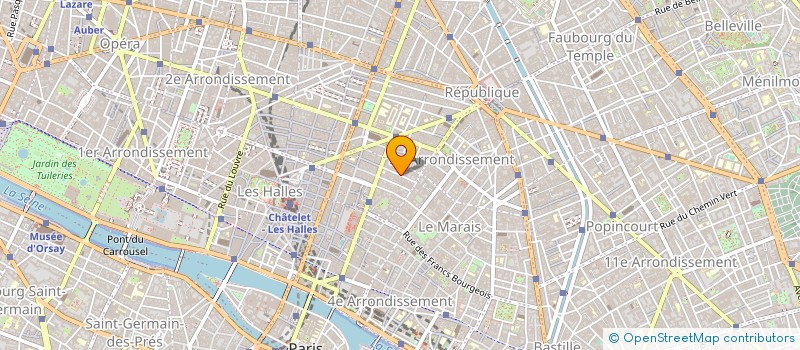 localisation de l'entreprise CAROLAX à PARIS