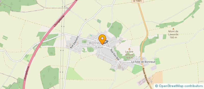 localisation de l'entreprise CAROLAX60  BONNEUIL-LES-EAUX