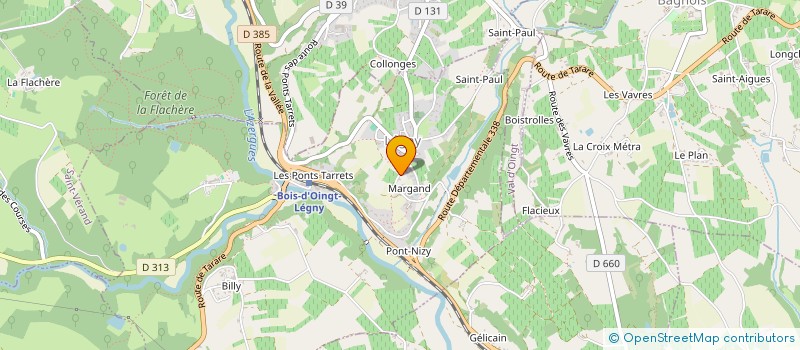 localisation de l'entreprise CAROLE B  LEGNY