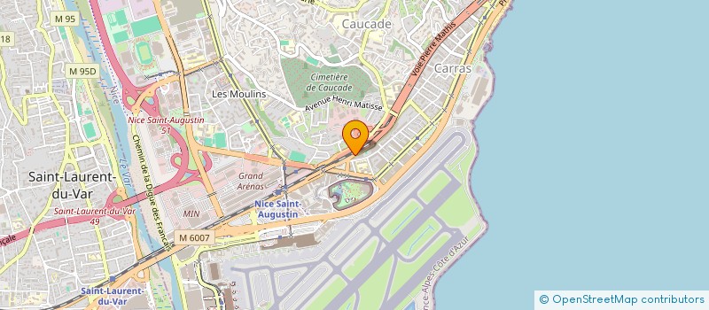localisation de l'entreprise CAROLE BONFOH IMMOBILIER AND CO  NICE
