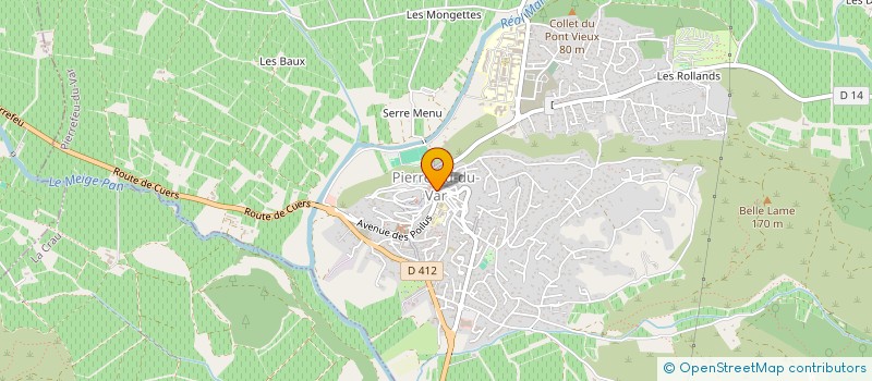 localisation de l'entreprise CAROLE CASALI  PIERREFEU-DU-VAR