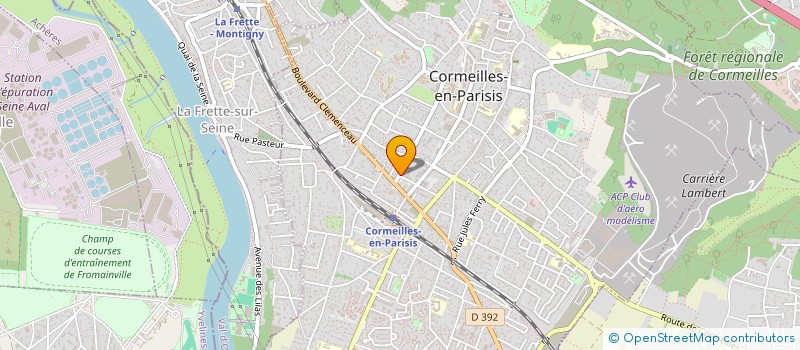 localisation de l'entreprise CAROLE COIFFURE  CORMEILLES-EN-PARISIS