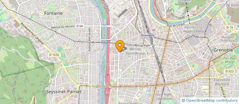 localisation de l'entreprise CAROLE & JULIEN VINCENT  GRENOBLE