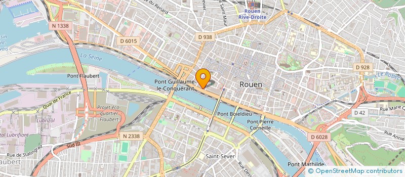 localisation de l'entreprise CAROLE MENAGER ARCHITECTURE à ROUEN