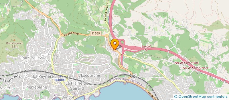 localisation de l'entreprise CAROLE OMNES  BANDOL