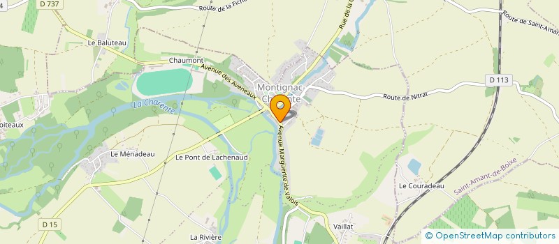 localisation de l'entreprise CAROLE VALADE-MILAN - JULIEN MILAN NOTAIRES ASSOCIES D'UNE SOCIETE D'EXERCICE LIBERAL A RESPONSABILITE LIMITEE. à MONTIGNAC-CHARENTE