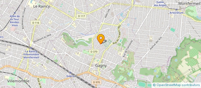 localisation de l'entreprise CAROLEO à GAGNY