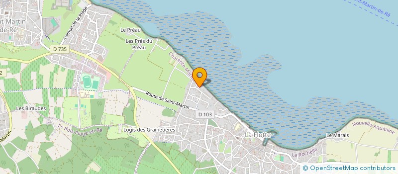 localisation de l'entreprise CAROLERIC  LA FLOTTE