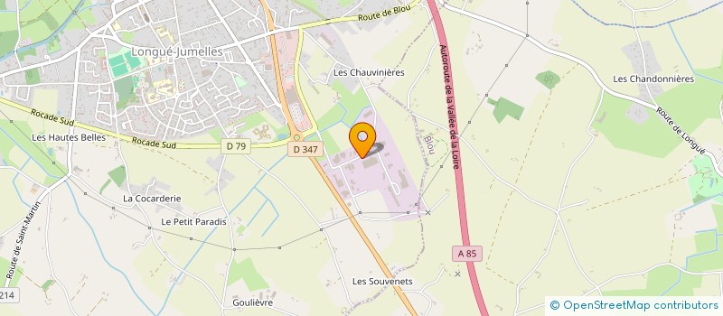 localisation de l'entreprise CAROLEX  LONGUE-JUMELLES