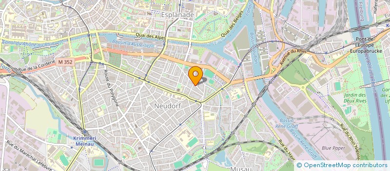 localisation de l'entreprise CAROLEX à STRASBOURG