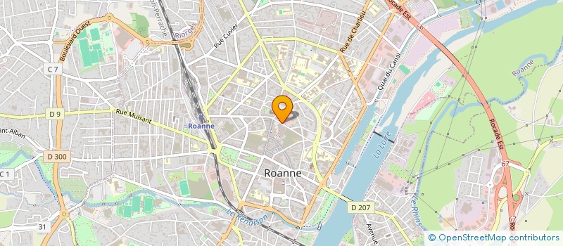 localisation de l'entreprise CAROLEX  ROANNE