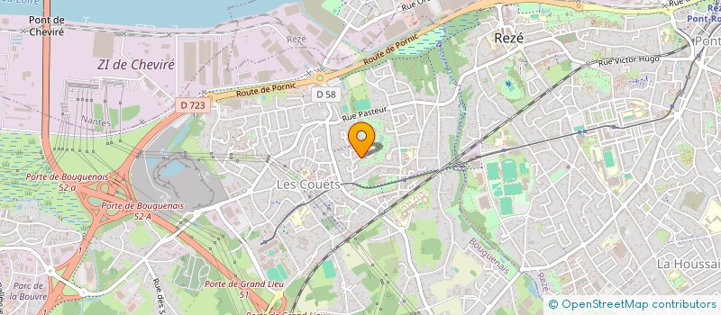 localisation de l'entreprise CAROLI à BOUGUENAIS