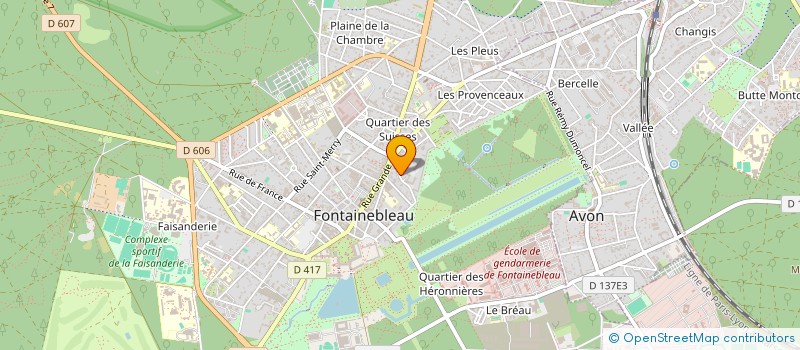 localisation de l'entreprise CAROLIAL  FONTAINEBLEAU