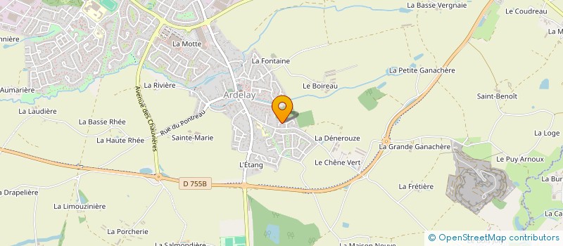 localisation de l'entreprise CAROLICE à LES HERBIERS