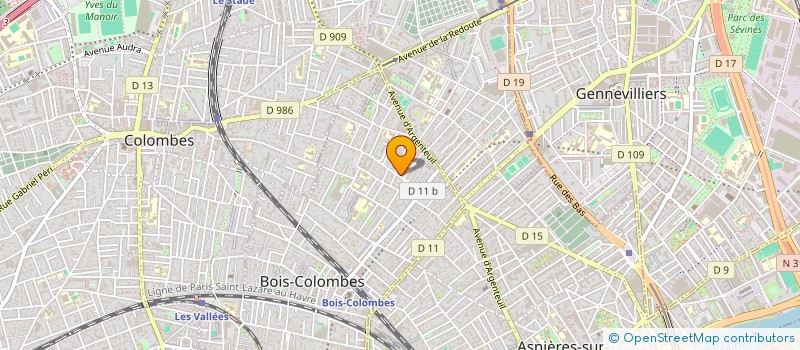 localisation de l'entreprise CAROLIEN à BOIS-COLOMBES