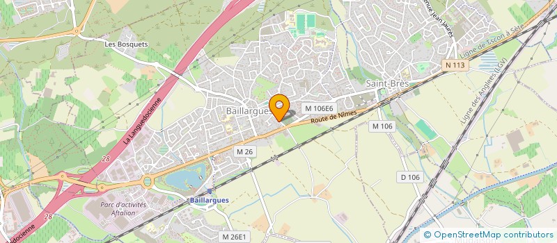 localisation de l'entreprise CAROLIEN SOCIETE CIVILE à BAILLARGUES
