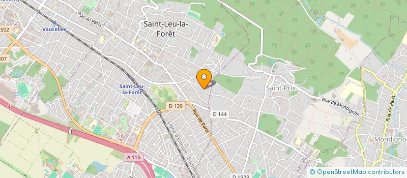 localisation de l'entreprise CAROLIMMO  SAINT-LEU-LA-FORET