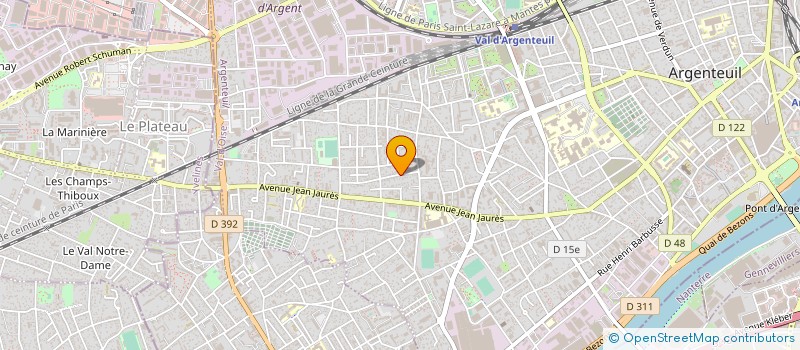 localisation de l'entreprise CAROLINA à LA GARENNE-COLOMBES