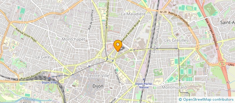 localisation de l'entreprise CAROLINA à DIJON