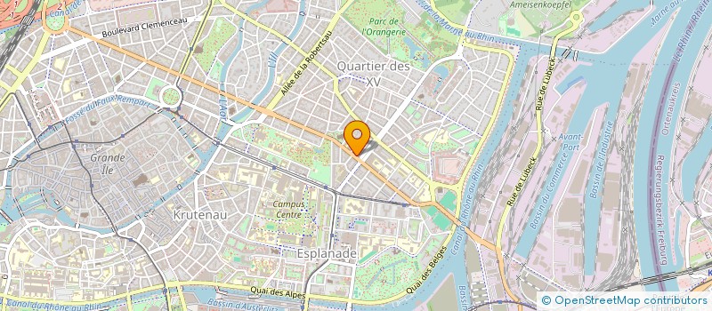 localisation de l'entreprise CAROLINA ESTHETIQUE à STRASBOURG
