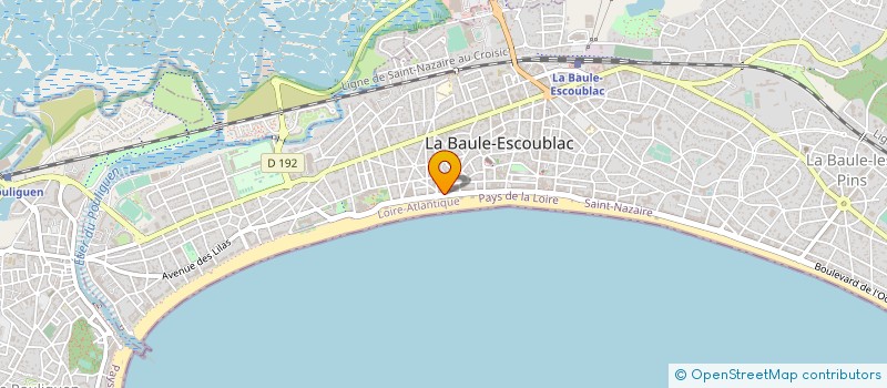 localisation de l'entreprise CAROLINE  LA BAULE-ESCOUBLAC