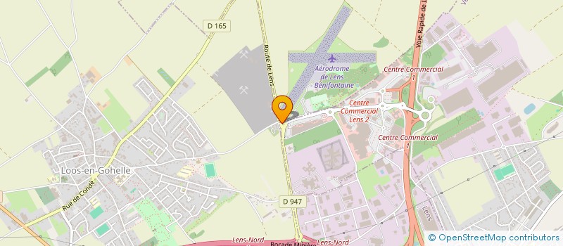 localisation de l'entreprise CAROLINE  VENDIN-LE-VIEIL