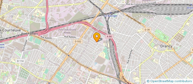 localisation de l'entreprise CAROLINE à DRANCY