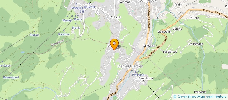 localisation de l'entreprise CAROLINE  DEMI-QUARTIER