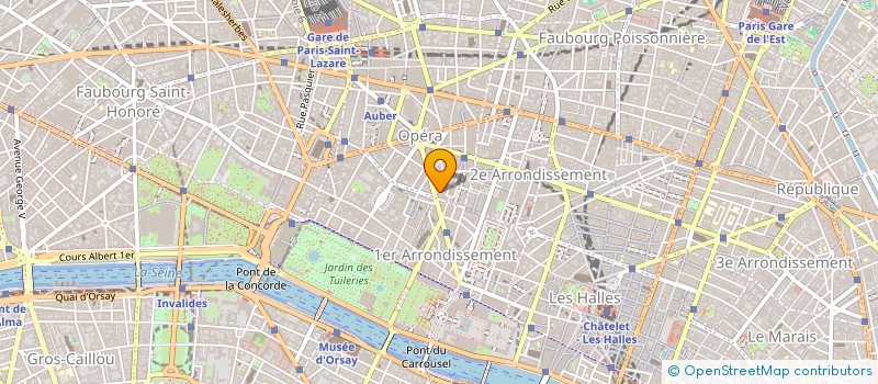 localisation de l'entreprise CAROLINE 75 à PARIS