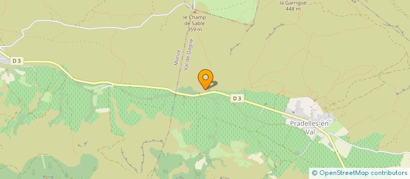 localisation de l'entreprise CAROLINE  VAL-DE-DAGNE