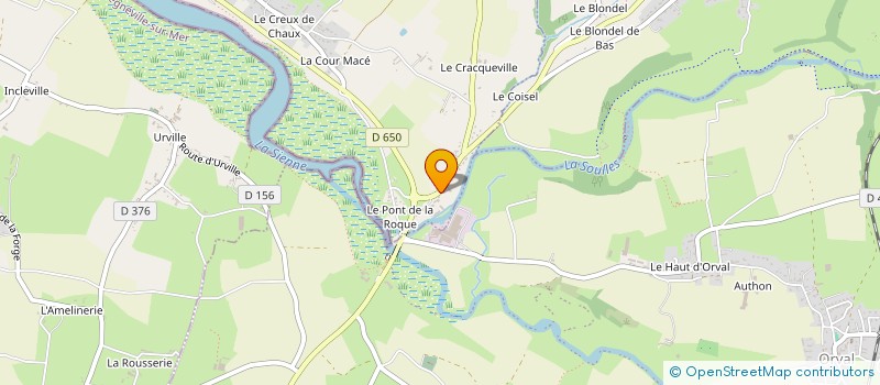 localisation de l'entreprise CAROLINE  HEUGUEVILLE-SUR-SIENNE