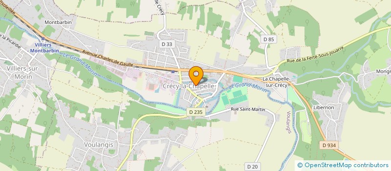 localisation de l'entreprise CAROLINE  CRECY-LA-CHAPELLE