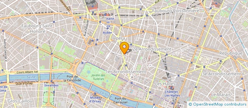 localisation de l'entreprise CAROLINE 85 à PARIS