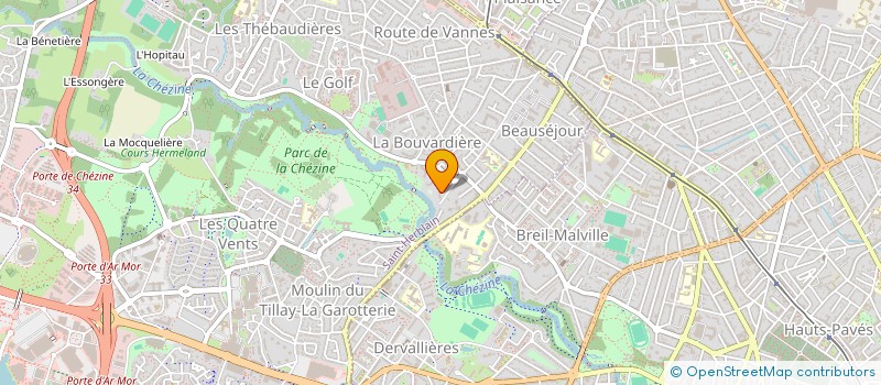 localisation de l'entreprise CAROLINE  SAINT-HERBLAIN