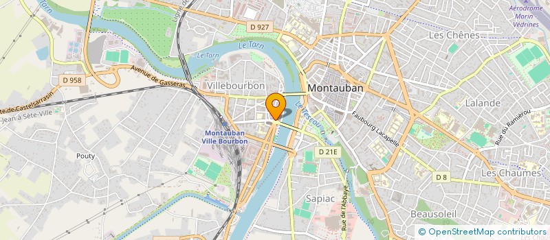 localisation de l'entreprise CAROLINE ARANDA  MONTAUBAN